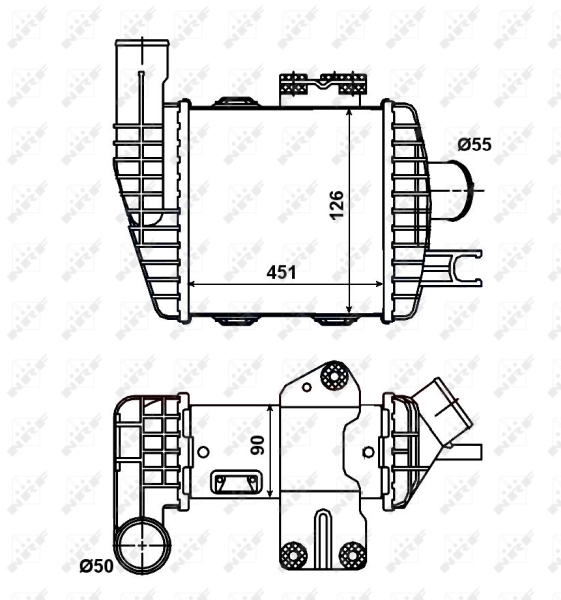 NRF Interkoeler 30371