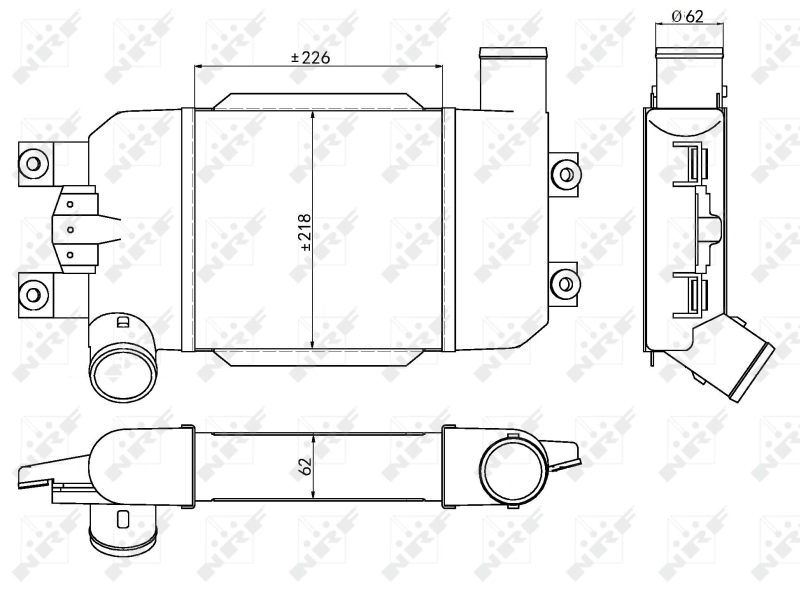 NRF Interkoeler 30383