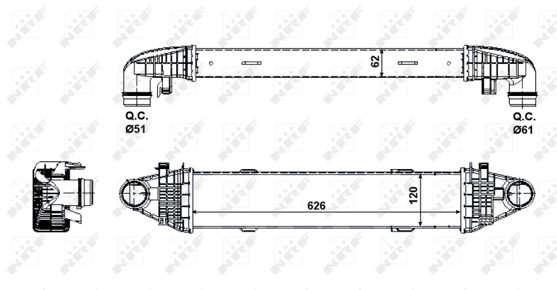 NRF Interkoeler 30506