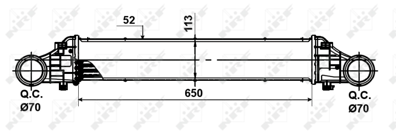NRF Interkoeler 30509