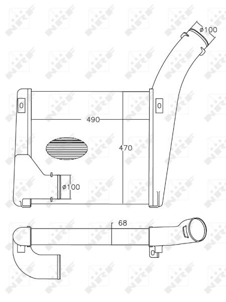 Interkoeler NRF 30551