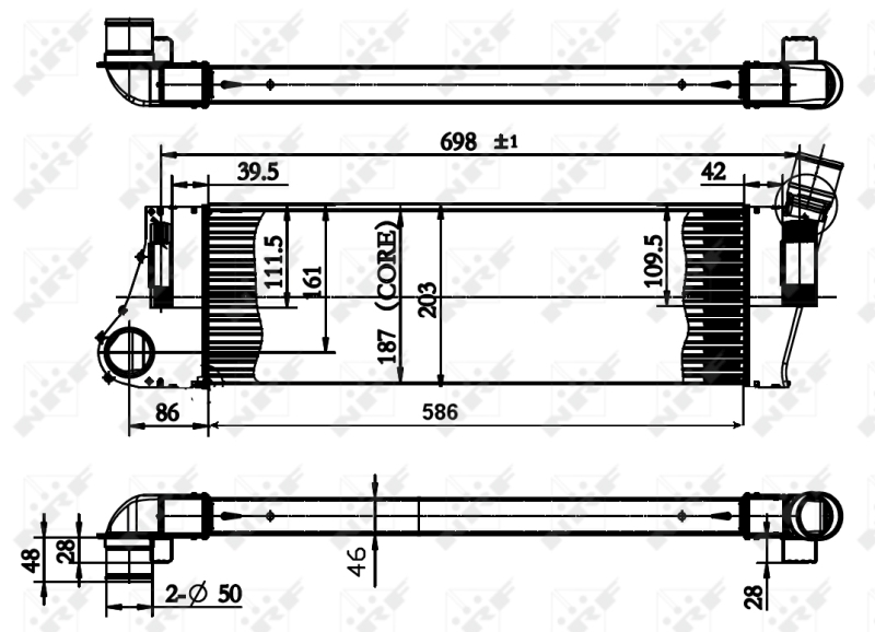 Interkoeler NRF 30899