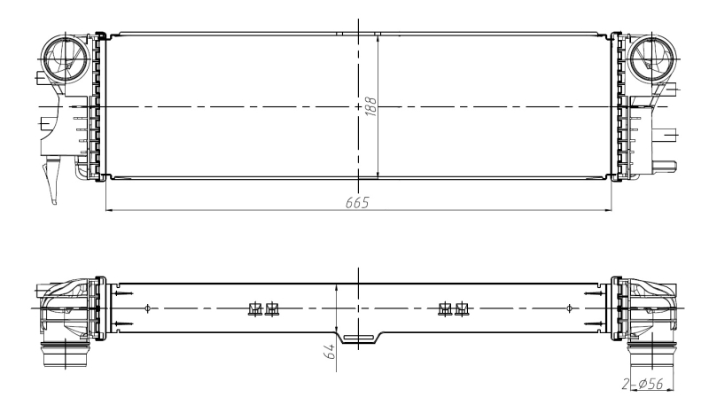 Interkoeler NRF 309037