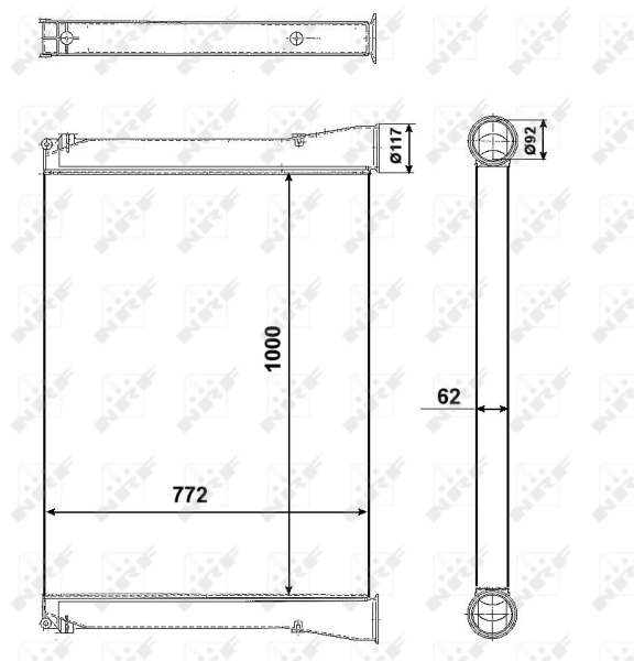 Interkoeler NRF 309357