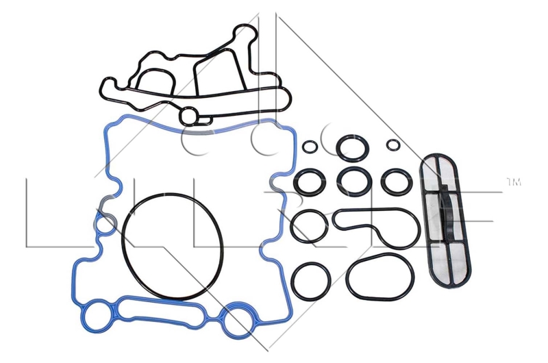 NRF Oliekoeler motorolie 31235