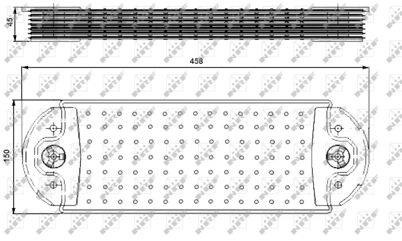 NRF Oliekoeler motorolie 31243