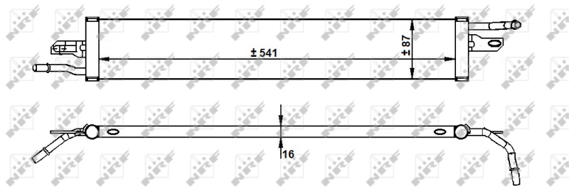 NRF Oliekoeler motorolie 31744