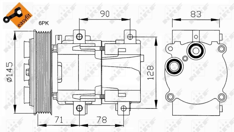 Airco compressor NRF 32076