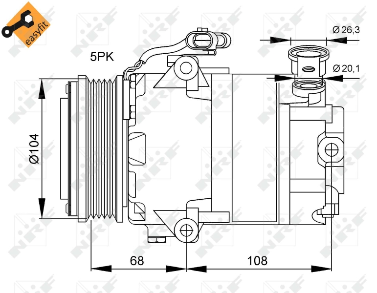 Airco compressor NRF 32082