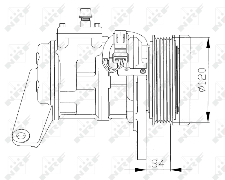 NRF Airco compressor 32092