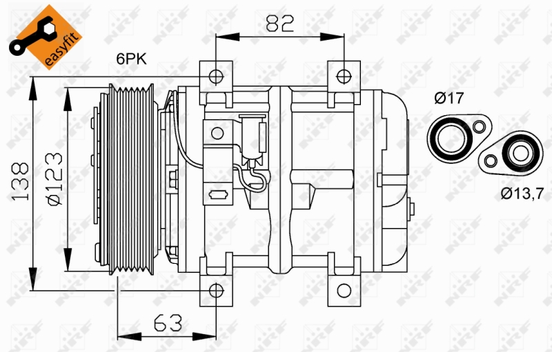 Airco compressor NRF 32112