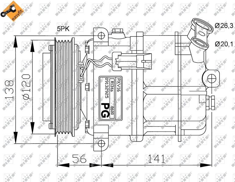 Airco compressor NRF 32117G