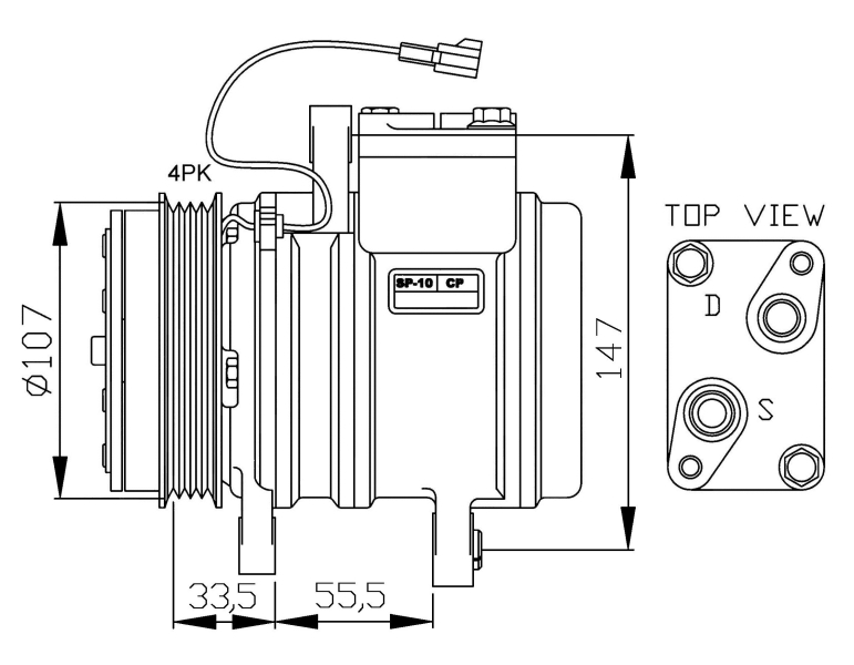 Airco compressor NRF 32143G