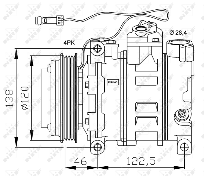 Airco compressor NRF 32167G