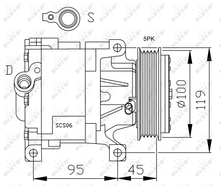 Airco compressor NRF 32183G