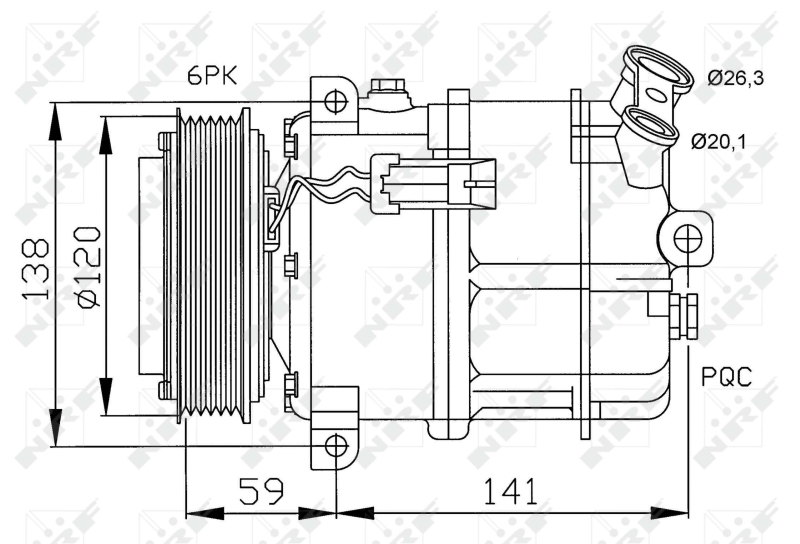 Airco compressor NRF 32191