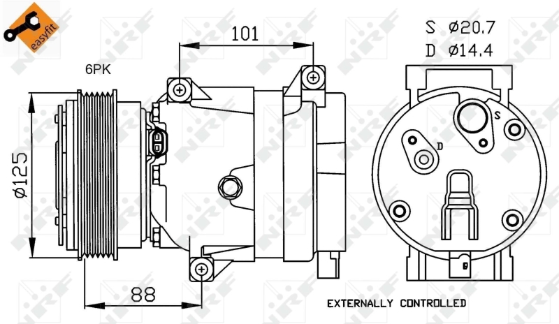 Airco compressor NRF 32231