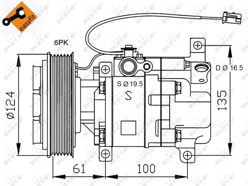 Airco compressor NRF 32233