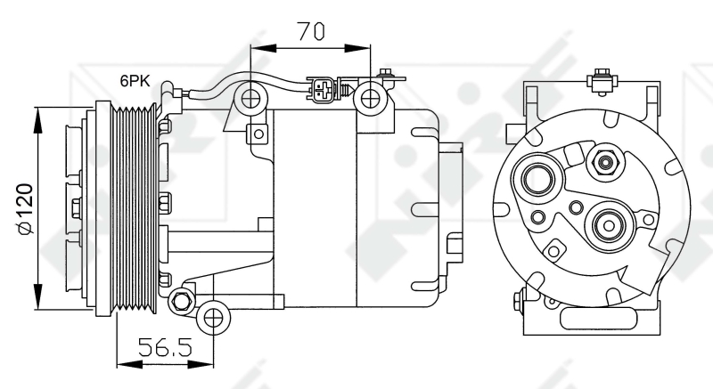 Airco compressor NRF 32250