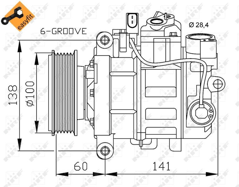 Airco compressor NRF 32263