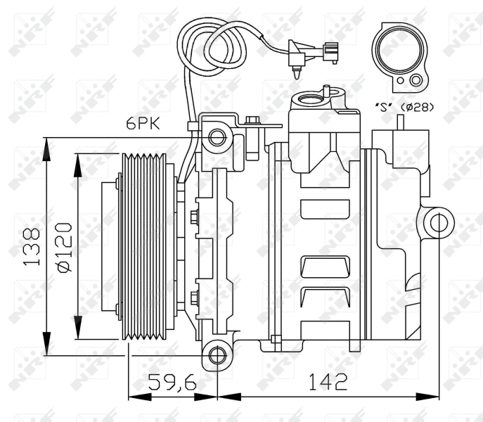 Airco compressor NRF 32377