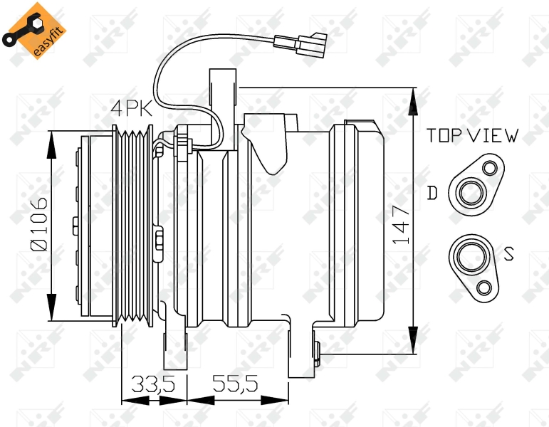 Airco compressor NRF 32436