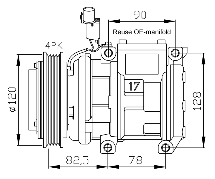 Airco compressor NRF 32449