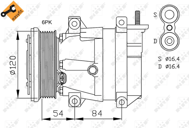 Airco compressor NRF 32484