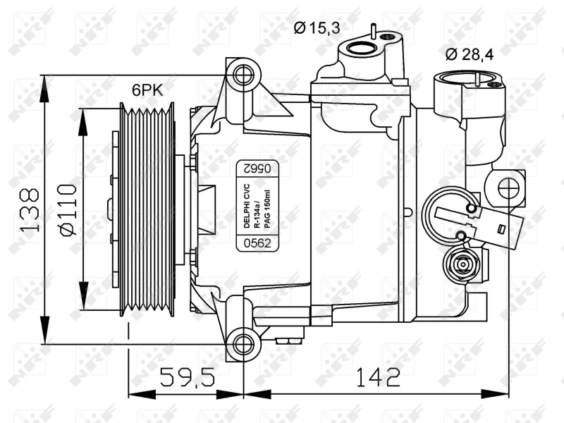 Airco compressor NRF 32500G