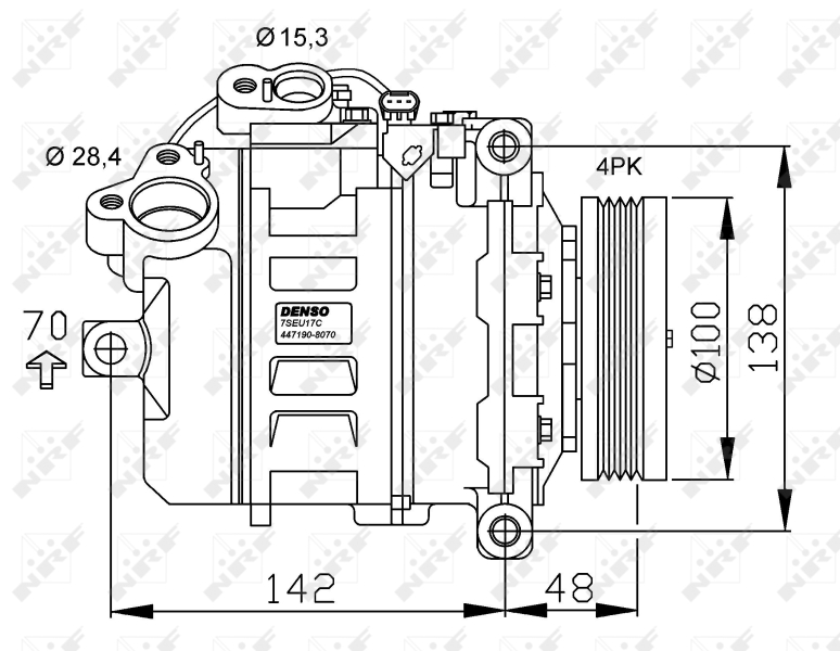 Airco compressor NRF 32526G