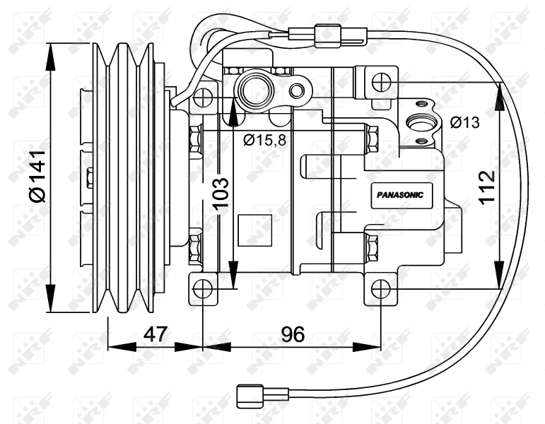 Airco compressor NRF 32691G