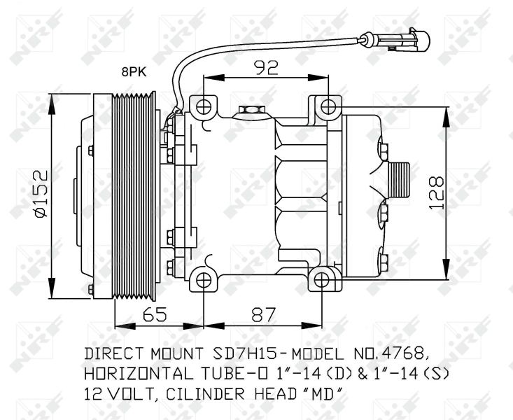 NRF Airco compressor 32877