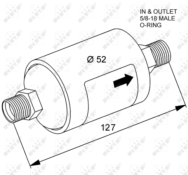 NRF Airco droger/filter 33115
