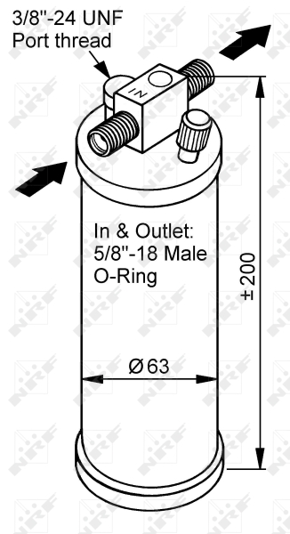 NRF Airco droger/filter 33116