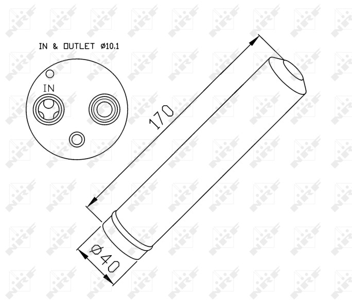 NRF Airco droger/filter 33285