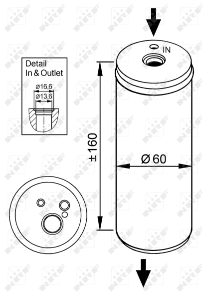 Airco droger/filter NRF 33296