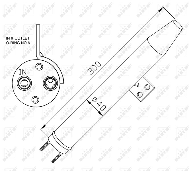 NRF Airco droger/filter 33306