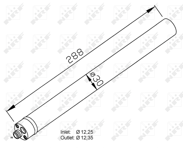 NRF Airco droger/filter 33310