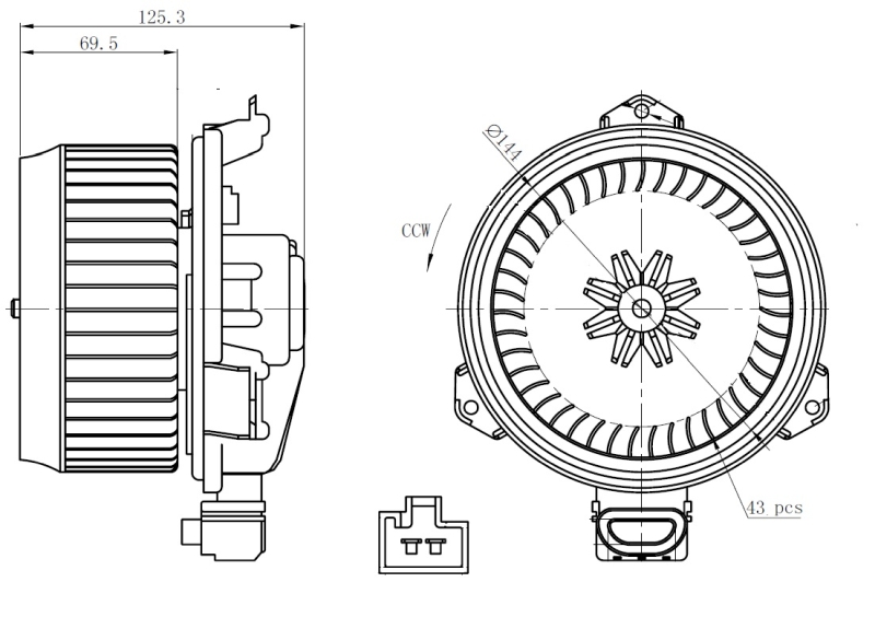 Kachelventilator NRF 34268