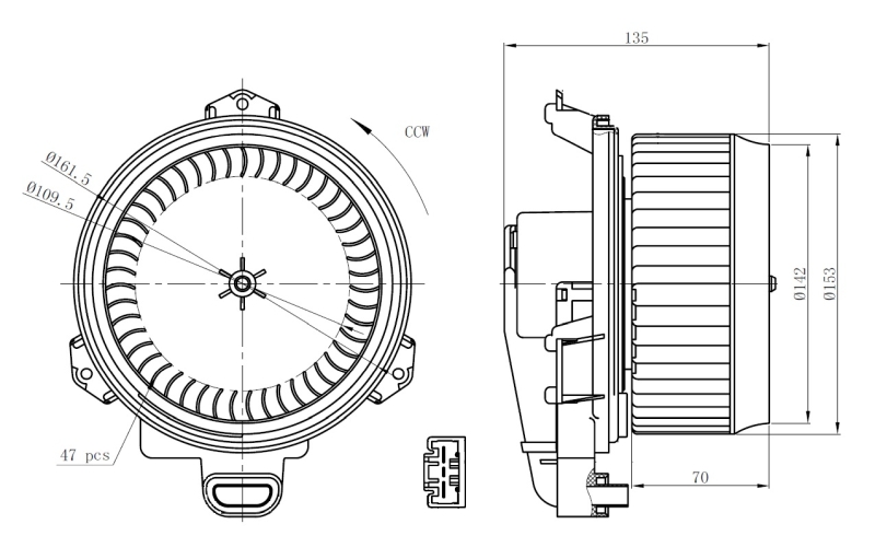 Kachelventilator NRF 34296