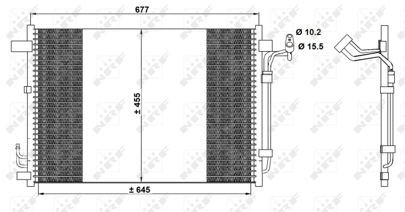 Airco condensor NRF 350094