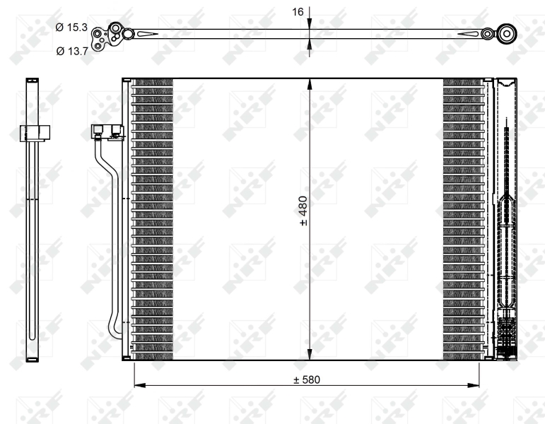 Airco condensor NRF 350325