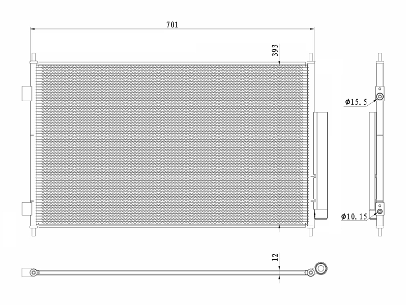 Airco condensor NRF 350426