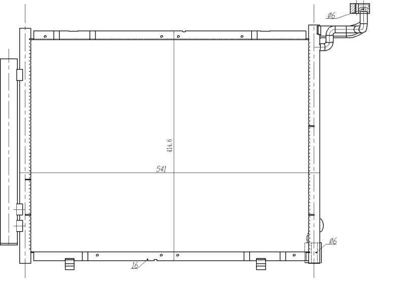 Airco condensor NRF 350482