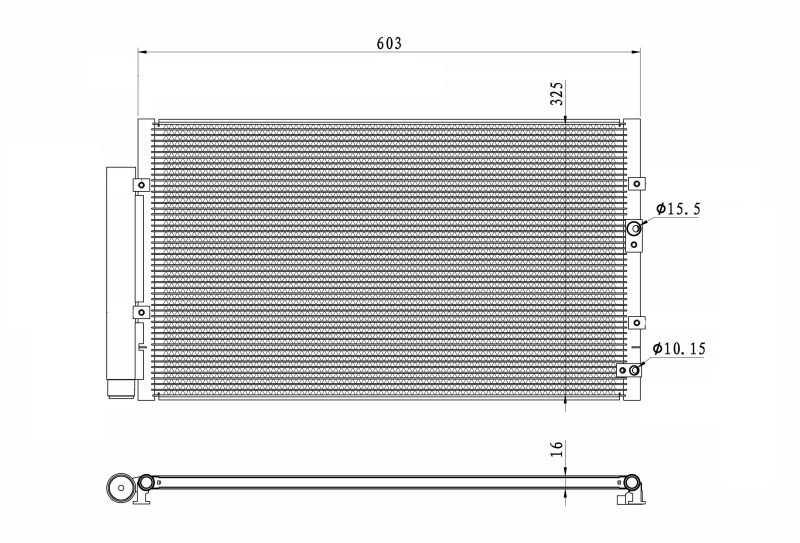 Airco condensor NRF 350487