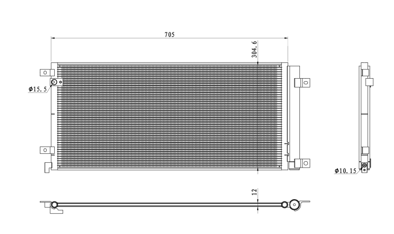 Airco condensor NRF 350494