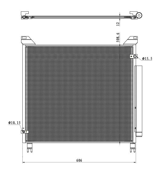 Airco condensor NRF 350499