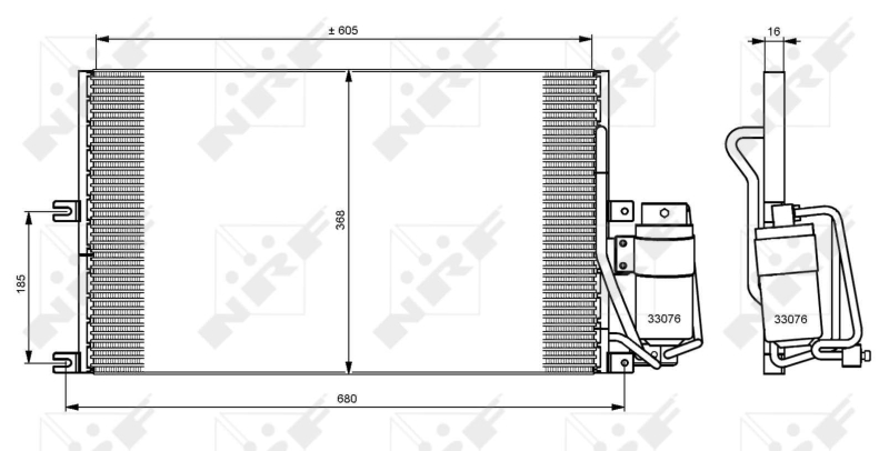Airco condensor NRF 35183