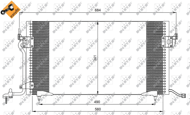 Airco condensor NRF 35260