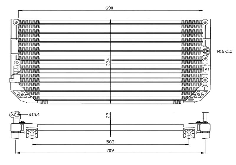 Airco condensor NRF 35282